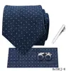 Conjunto de 4 Piezas de Corbata y Pañuelo de Bolsillo con Estampado Paisley para Hombre Estilo Retro Europeo Corbata para Traje Formal Fábrica Shengzhou