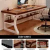 Escritorio de computadora, escritorio casero de escritorio, escritorio rectangular de oficina para dormitorio, banco de trabajo, escritorio de juegos para dos personas, mesa de computadora engrosada
