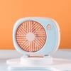 2025 Nuevo Mini Ventilador de Escritorio Pequeño Simple Dormitorio Portátil Giratorio Recargable Escritorio USB Ventilador Eléctrico