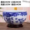 Tanque de Peces de Cerámica Jingdezhen, Loto en Maceta, Maceta para Nenúfares, Tanque Grande de Lotos, Cubeta para Cría de Tortugas y Peces, Decoración de Fuente de Agua para el Hogar, Diseño Creativo