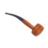 Madeira de Cerejeira Madeira de Jujuba Cachimbo Pequeno Bolsa para Tabaco Seco Masculina Pote Cachimbo Portátil Pequeno de Madeira Maciça Cachimbo de Degustação Cachimbo Reto para Fumo Seco