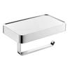Porta-toallas blanco más cromo estilo americano simple europeo para baño proyecto especial porta-toallas de alta calidad paquete cromo brillante habitación