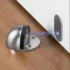 Succión de Puerta Anticolisión Puerta de Vidrio Tope de Puerta de Silicona Nuevo Sin Perforaciones A Prueba de Viento Fijo Puerta de Dormitorio Amortiguador Magnético Succión de Piso
