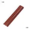 Zambia Arena de Sangre Sándalo Madera Piezas pequeñas de Palosanto Varillas redondas pequeñas Material para tallar Varillas de madera Varillas redondas delgadas Diámetro de 1.2 cm