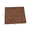 Molde de Silicone para Chocolate Desenho Animado Multiestilo Transfronteiriço Números e Letras Molde de Assar DIY Molde para Fudge Cubo de Gelo