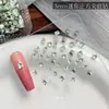 Decoración para Uñas K9 Cuadrado de Fondo Brillante Taladro de Circonita Colorida 3mm Mini Taladro Cuadrado de Ángulo Recto Decoración para Uñas