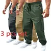 Calça Jogger Funcional Estilo Americano para Comércio Exterior Transfronteiriço, Calça Casual Solta Tendência com Vários Bolsos para Homens ao Ar Livre