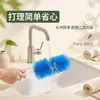 Cepillo Abanico Limpiador de Grietas, Cepillo de Limpieza para Eliminación de Polvo, Mango Largo, Flexible, Plumero Multiusos, Limpieza de Ventiladores