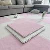 Alfombrillas Modernas Sencillas de Empalme para Sala de Estar y Dormitorio, Tapetes para Gateo de Bebés para el Hogar, Alfombrillas Cortables y Fáciles de Cuidar