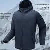 Chaqueta Softshell Ligera Bordado Estampado Estampado LOGO Modelo Otoño/Invierno Cortavientos Impermeable Exterior Montañismo Ropa de Abrigo Cálida
