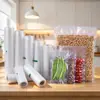 Bolsas de Vacío con Patrón de Puntos para Alimentos de 17 cm x 5 m, Bolsas para Empaque de Carne Deshebrada y Mariscos, Bolsas de Conservación para Máquina de Vacío, Suministro Directo de Fábrica