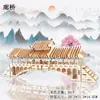Puzzle de Madera 3D de Gran Venta Modelo de Edificio Antiguo Juguete Educativo de Ensamblaje Manual Adorno para Puestos Callejeros