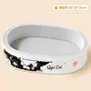 Tabla rascadora para gatos y cama para gatos en uno, resistente a los arañazos, resistente al desgaste, no suelta pelo, 15 cm de alto, papel corrugado, juguete para gatos, accesorios para gatos
