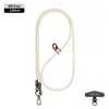 Lanyard Popular para Teléfono Móvil de Muñeca 6mm Fuerte para Colgar en el Cuello Cruzado Ajustable Exterior Montañismo Cuerda Trenzada Anti-Pérdida Color Pistola