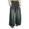 Novedades de Dongdaemun, Corea del Sur: Jeans rectos para mujer con una cintura favorecedora que estiliza y vienen con cinturón
