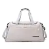 Bolsa de Viaje Personalizada En Stock Envío Rápido Bolsa Deportiva Estampado de LOGOTIPO Versión Lisa Gran Capacidad Viaje de Negocios Bolsa para Fitness Separación Húmeda y Seca