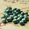 Estilo Retrô Contas Espalhadas Cerâmica Jingdezhen Contas para Pulseira DIY Acessórios Pulseira de Contas Tecida