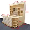 Combinación de gabinete para cigarrillos y licores, mostrador de caja de supermercado, gabinete trasero, estante multifuncional, mostrador de bar, vitrina de exhibición de productos, uso comercial integrado