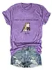 Esta é a minha camiseta casual de algodão colorida de manga curta para mulheres, para observação de pássaros, Amazon eBay site independente, moda divertida