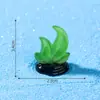 Paisagem em miniatura de comércio exterior transfronteiriço, pequeno coral que brilha no escuro, decoração de aquário oceânico, acessórios DIY, enfeites de garrafa ecológica