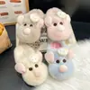 Pantuflas de algodón para el hogar, esponjosas y lindas, para mujer, nuevo estilo de invierno, forradas de felpa, cálidas, adecuadas para usar en exteriores, diseño de ratón lindo de dibujos animados, zapatos de algodón versátiles