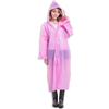 Impermeable transparente grueso para adultos Eva no desechable para hombres y mujeres, ligero para viajes al aire libre, venta al por mayor de stock listo, portátil y fácil de guardar