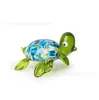 Decoración de escritorio manualidades de tortuga mini decoración simulación animal lindo tortuga acuario paisaje cruzar suministro