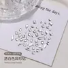 Accesorios Brillantes de Diamante para Uñas con Corte Huazi K9 de Fondo Plano Coloridos Mixtos con Borde Plano Diamantes de Forma Especial para Uñas