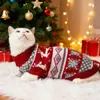 Ropa para Gatos para Otoño e Invierno, Suéteres Calientes para Perros, Chalecos de Algodón, Ropa Anticaída para Gatos y Perros, Atuendos para Mascotas para Año Nuevo y Festival de Primavera