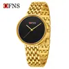 Reloj de Moda de Aleación para Mujer Ofns Elegante Elegante Negocios 30m Resistente al Agua Reloj de Cuarzo Perlado Fantasma Madreperla