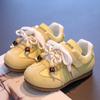 Zapatos de Entrenamiento Moral para Niños 2025 Primavera y Otoño Nuevo Estilo Coreano Nuevos Zapatos Deportivos para Niñas Zapatillas Gentry de Suela Blanda para Niños