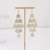 Pendientes Largos de Metal Exagerados Estilo Europeo y Americano, Gancho de Oreja con Borla de Moda, Elementos Populares de Influencers, Varios Accesorios para Orejas