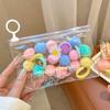 Elástico de cabelo para bebê não machuca o cabelo Faixa de cabelo pequena para crianças cor fofa de bebê elástico pequeno puxar corda de cabelo acessórios de cabelo