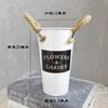 Flor seca arranjo de flores balde de arranjo de flores acessórios de casa rural balde de flores vaso de flores vaso de flores floricultura balde de ferro para flores balde de flores para acordar