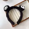 Faixa de Cabelo Fofa para Lavar o Rosto para Mulheres, Novo Acessório de Cabelo de Desenho Animado Outono e Inverno, Faixa de Cabelo de Pelúcia, Elástico de Cabelo, Presilha de Cabelo