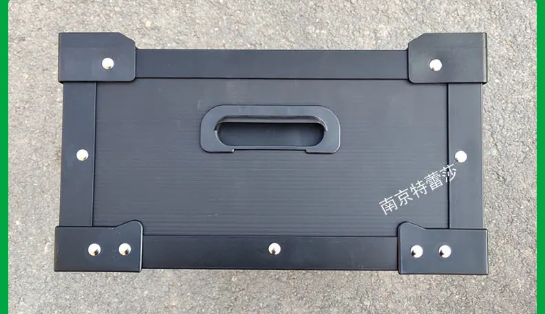 防静电中空板周转箱可折叠包装箱防水瓦楞箱打包箱pp骨架 (4