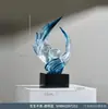 Armário de Vinho Abstrato de Luxo Leve de Alta Qualidade Decoração de Mesa de Entrada Sala de Estar Gabinete de TV Escritório Ornamentos de Resina