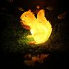 Lámpara de modelado de ardilla de resina LED lámparas de paisaje impermeables para exteriores Parque patio hermoso Chen iluminación lámpara de animal decorativa