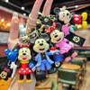 Llaveros de peluche de Mickey y Minnie de dibujos animados, lindos accesorios de pareja, dijes para bolsas, llaveros para coche, pequeños regalos, adecuados para puestos de mercado