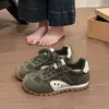Nuevas Zapatillas Deportivas Vintage para Mujer 2026 con Remaches, Suela Gruesa, Diseño Color-Block, Cordones Dobles, Deportivas, Antideslizantes, Cómodas, Calzado Casual