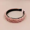 Diadema trenzada de múltiples hilos multicolor con pliegues retorcidos, tocado, accesorios para el cabello para mujer, nuevo