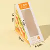 Caja de Empaque para Sándwich Caja de Papel para Sándwich Triángulo Ventana Abierta Caja de Empaque para Sándwich Horneado Repostería Almuerzo