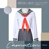 Lenço Triangular Argola de Anel Jk Lenço de Uniforme de Marinheiro Material Escolar Feito à Mão Cor Sólida Estilo Japonês Gravata Borboleta Feminina Sem Argola de Anel Pequeno Acessório
