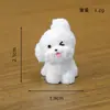 Micro Paisagem Criativa Fofo Urso de Pelúcia Artificial Branco Acessórios de Decoração DIY Mini Enfeites de Mesa