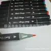 Suministro de fabricantes al por mayor Marcador de doble punta multicolor mark pen marker pen marcador para estudiantes pintura