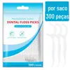Palitos de fio dental atacado transfronteiriço polímero de alta resistência fio dental fino liso palitos de plástico para dentes palito de fio dental pick caixa saco