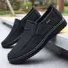 Zapatos de Malla Delgada Estilo Papá para Personas de Mediana Edad y Mayores, Sin Cordones, Transpirables, Absorbentes de Sudor, Suela Antideslizante, Zapatos de Caminar para Hombres, Suministro Directo de Fábrica
