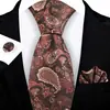 2025 Nueva Corbata para Hombre Jacquard de Poliéster 8cm Corbata de Cachemira Negocios Corbata de Alta Gama para Hombre Personalización