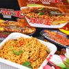 Fideos de muñeca mini tazón fideos fideos fritos King 12 cajas mariscos costillas 18 tazones caja completa fideos instantáneos en línea rojo mayoreo