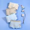 Cueca Boxer Infantil Masculina Estampada Sem Costura Sem Suporte Bebê Meninos 95% Algodão Atacado